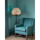 Beige Flamingo Dome Modern Fabric Lampshades