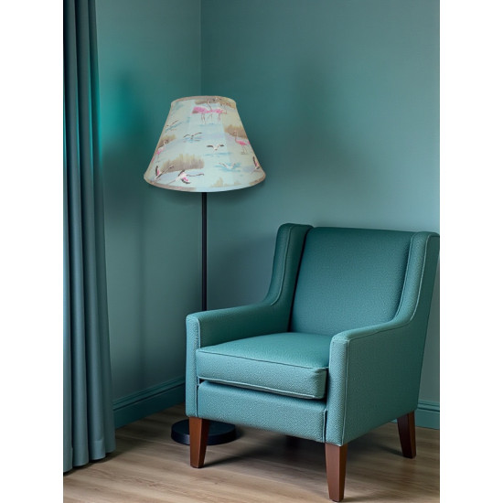 Blue Flamingo Fabric Tapered Empire Lampshade