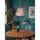 Beige Flamingo Fabric Tapered Empire Lampshade