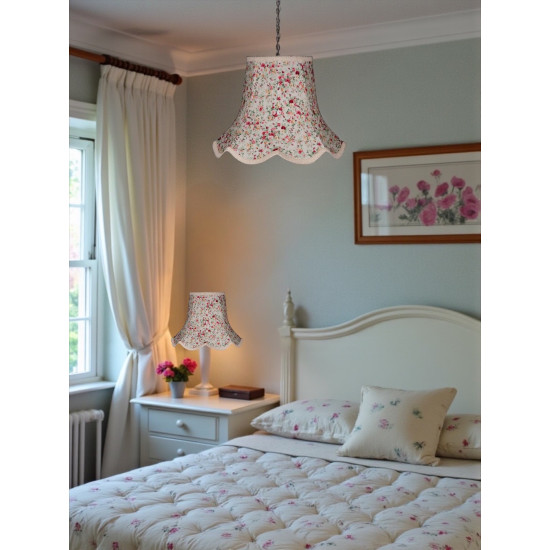 Rose Floral Modern Fabric Lampshades