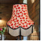 Cream Tassel Poppy Fabric Scalloped Lampshades