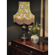 Mustard Floral Gold Fabric Lampshades