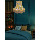 Mustard Floral Gold Fabric Lampshades
