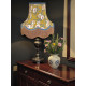 Mustard Floral Slate Gold Fabric Lampshades