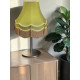 Olive Green and Gold Double Fabric Lampshades
