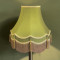 Olive Green and Gold Double Fabric Lampshades