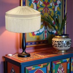 Oyster Gathered Tiffany Lampshades