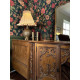 Light Gold Ruffled Fabric Lampshade