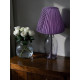 Grape Purple Gathered Fabric Lampshade