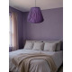 Grape Purple Gathered Fabric Lampshade