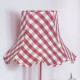 Pink Gingham Check Modern Fabric Lampshades