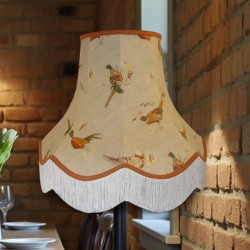 Pheasant Design Fabric Lampshades