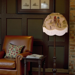 Tally Ho Hunting Scene Dome Fabric Lampshades