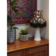 Oriental Black Koi Carp Fabric Lampshades