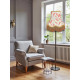 Oriental Ivory and Gold Koi Carp Fabric Lampshades