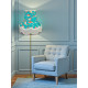 Oriental Jade Koi Carp Fabric Lampshades