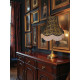 Gold and Black Lace Fabric Lampshades