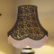 Gold and Black Lace Fabric Lampshades