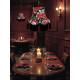 Gothic Skulls and Roses Black Tasseled Fabric Lampshades