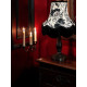 Gothic Skulls and Roses White Fabric Lampshades
