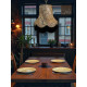 Moroccan Inca  Bronze Fabric Lampshades