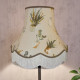 Cactus Taupe Fabric Scalloped Lampshades