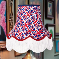 Union Jack Fabric Lampshades