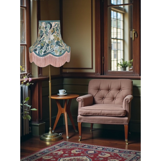 Porter and Stone Mardi Gras Duck Egg Lampshade