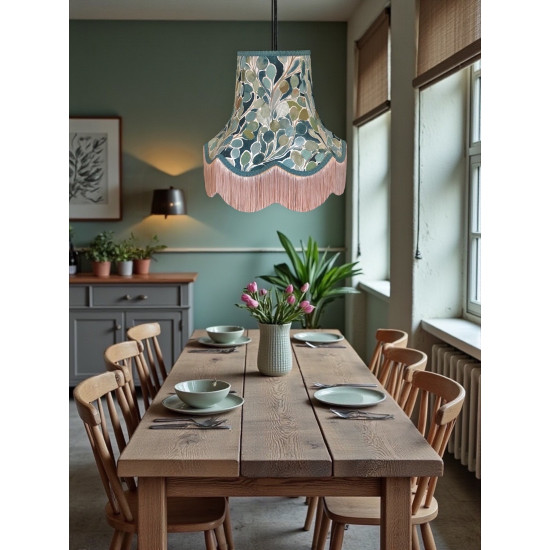 Porter and Stone Mardi Gras Duck Egg Lampshade