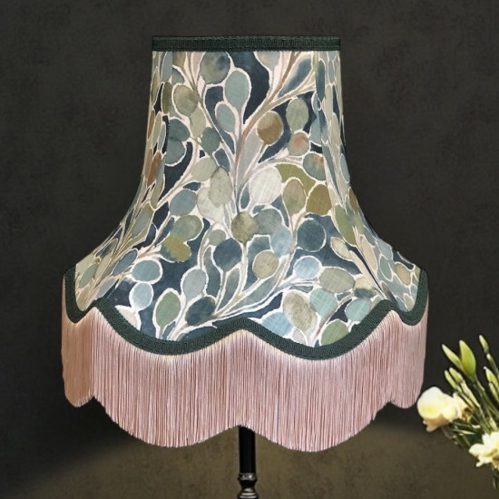 Porter and Stone Mardi Gras Green Lampshade