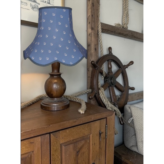 Blue Anchors Nautical Modern Lampshade 