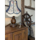 Padstow Blue Nautical Anchor Panel Fabric Lampshade