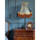 Paisley Jacquard Aqua Blue and Gold Lampshade