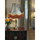 Paisley Jacquard Aqua Blue and Gold Lampshade