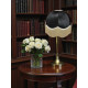 Paisley Jacquard Black and Cream Dome Lampshade