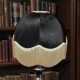 Paisley Jacquard Black and Cream Dome Lampshade