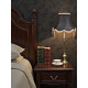 Paisley Jacquard Black and Gold Lampshade