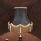 Paisley Jacquard Black and Gold Lampshade