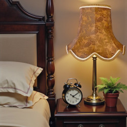 Paisley Jacquard Bronze Blue Modern Lampshade