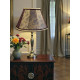 Paisley Jacquard Dark Bronze and Black Fabric Tapered Empire Lampshade
