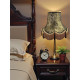 Paisley Jacquard Dark Bronze and Black Lampshade