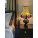 Paisley Jacquard Gold and Black Lampshade