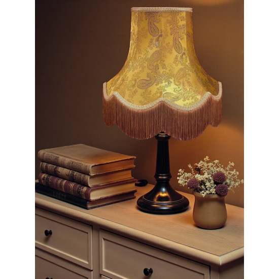 Paisley Jacquard Gold Lampshade