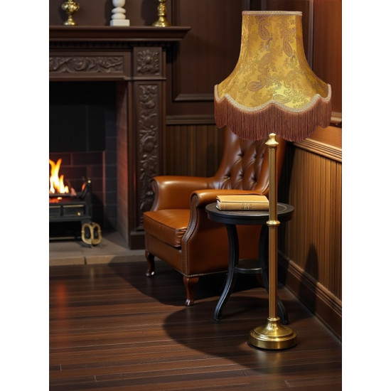 Paisley Jacquard Gold Lampshade