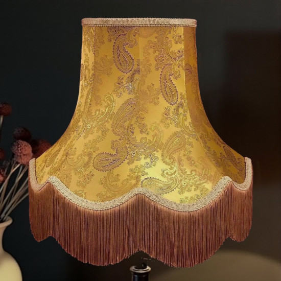 Paisley Jacquard Gold Lampshade
