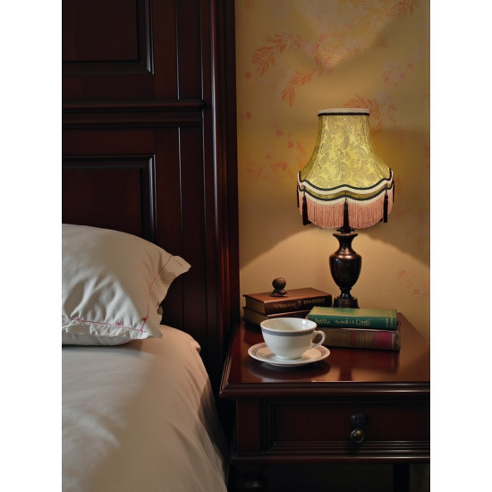 Paisley Jacquard Gold and Black Gallery Lampshade