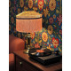 Paisley Jacquard Gold and Black Tiffany Lampshade