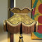 Paisley Jacquard Gold and Black Victorian Lampshade