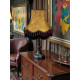 Paisley Jacquard Gold and Burgundy Lampshade