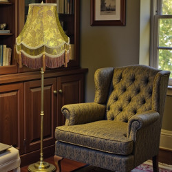 Paisley Jacquard Gold Gallery Lampshade